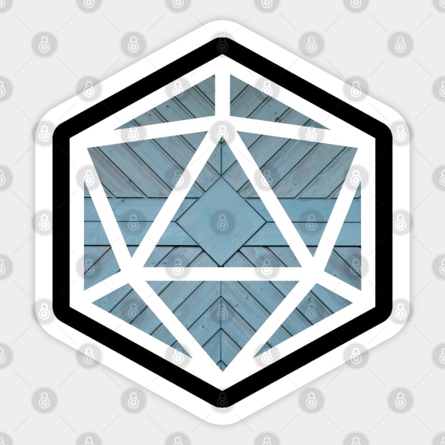 D20 Decal Badge -Lawful Axiom Sticker by aaallsmiles